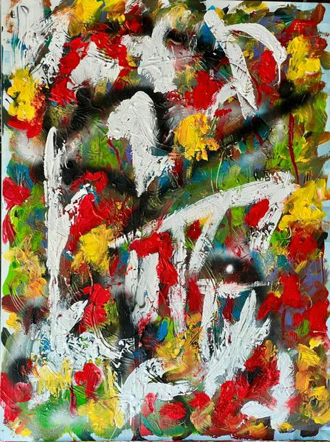 Gouache, Acryl Mischtechnik